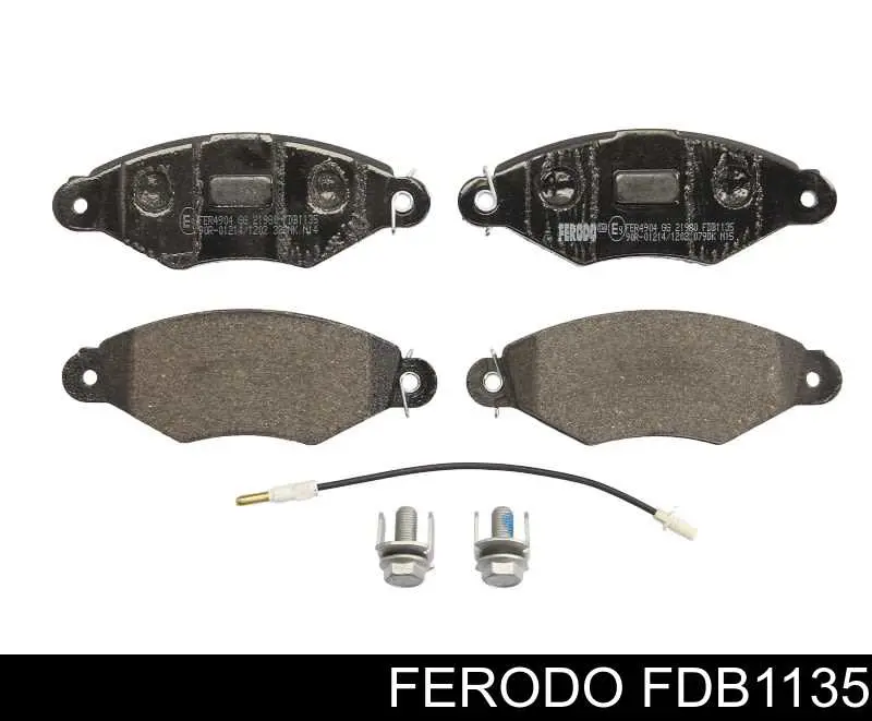 Sapatas do freio dianteiras de disco Ferodo FDB1135 preço, a partir de 27,17 USD