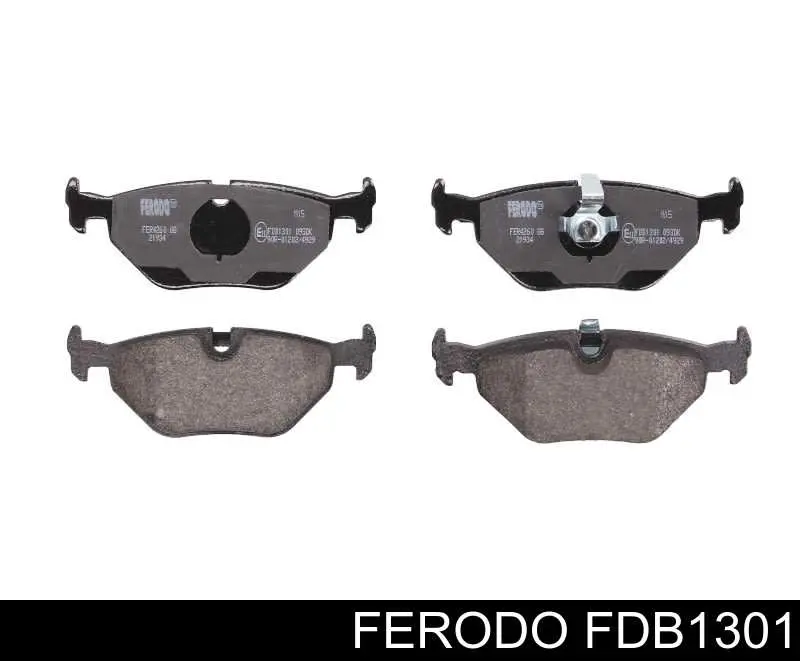FDB1301 Ferodo Sapatas do freio traseiras de disco
