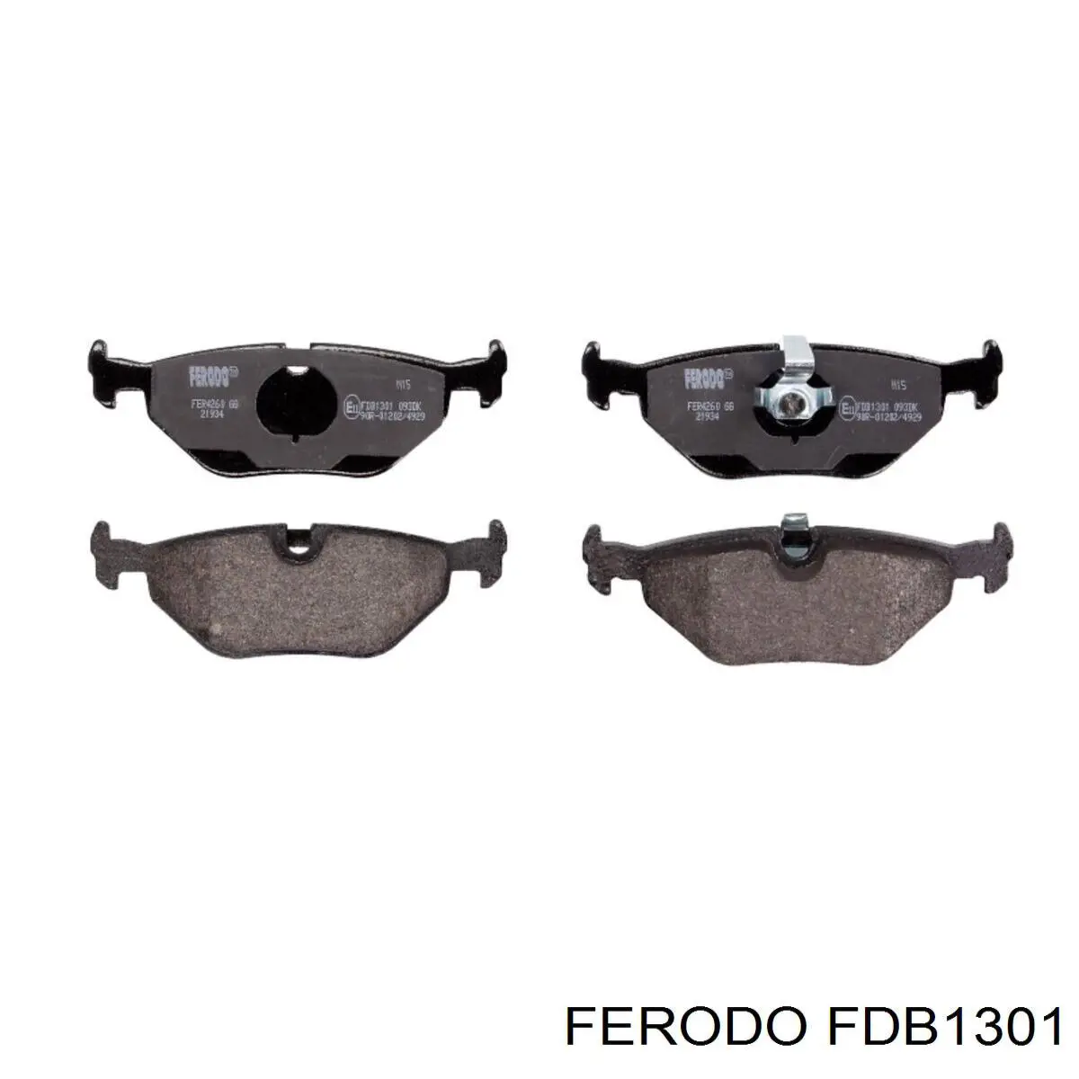 Compre FDB1301 Ferodo Sapatas do freio traseiras de disco