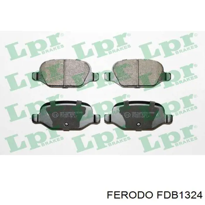 Sapatas do freio traseiras de disco Ferodo FDB1324 preço, a partir de 21,69 USD