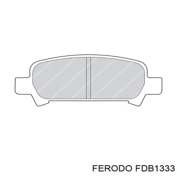 Compre FDB1333 Ferodo Sapatas do freio traseiras de disco