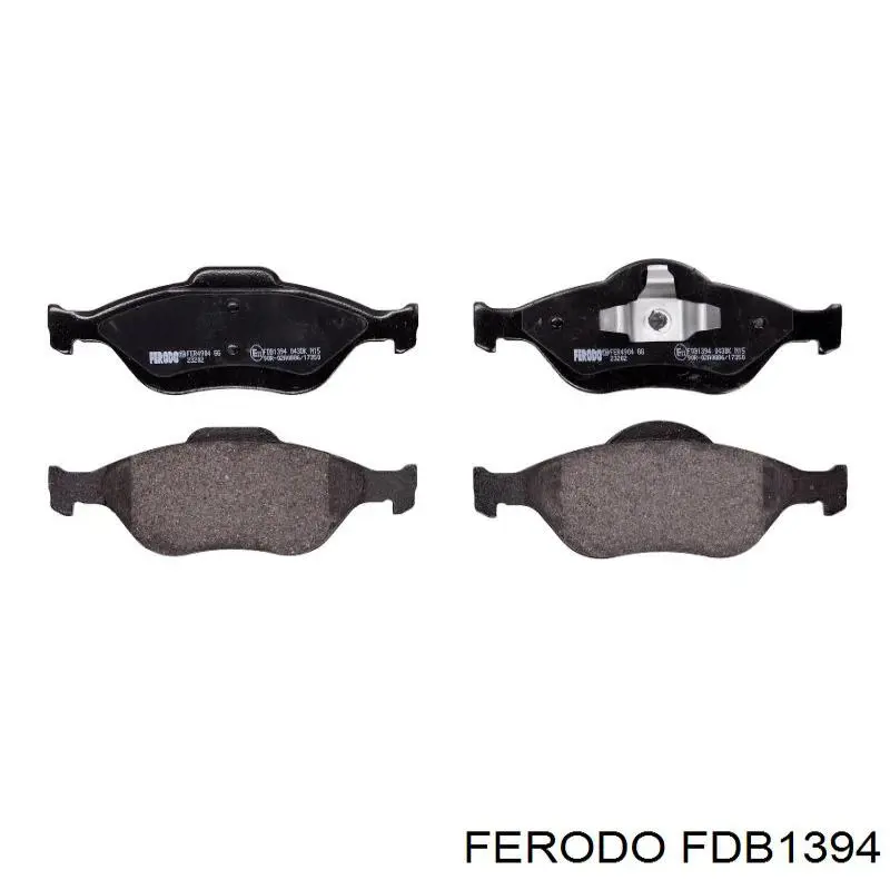 Compre FDB1394 Ferodo Sapatas do freio dianteiras de disco