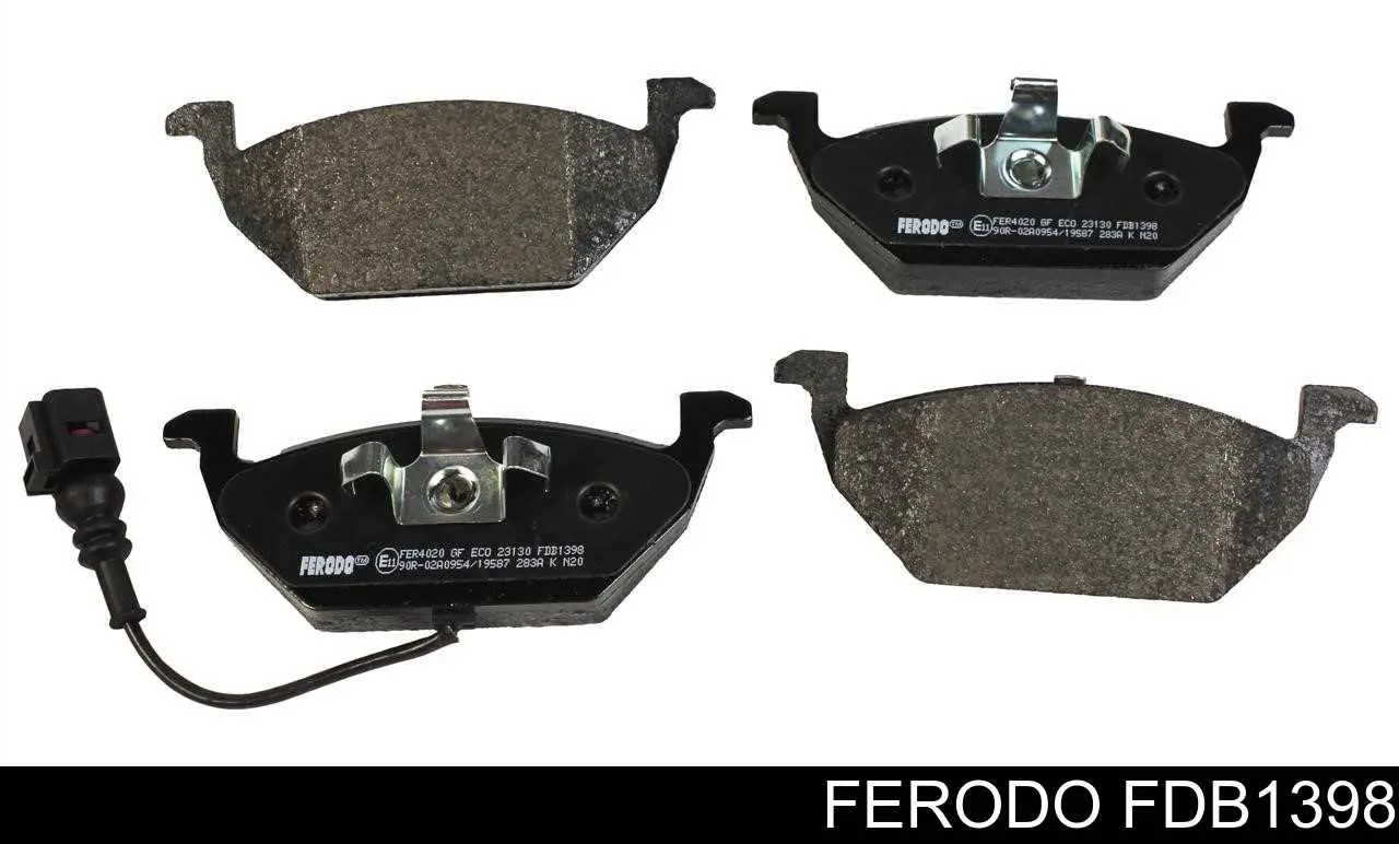Sapatas do freio dianteiras de disco Ferodo FDB1398 preço, a partir de 41,06 USD