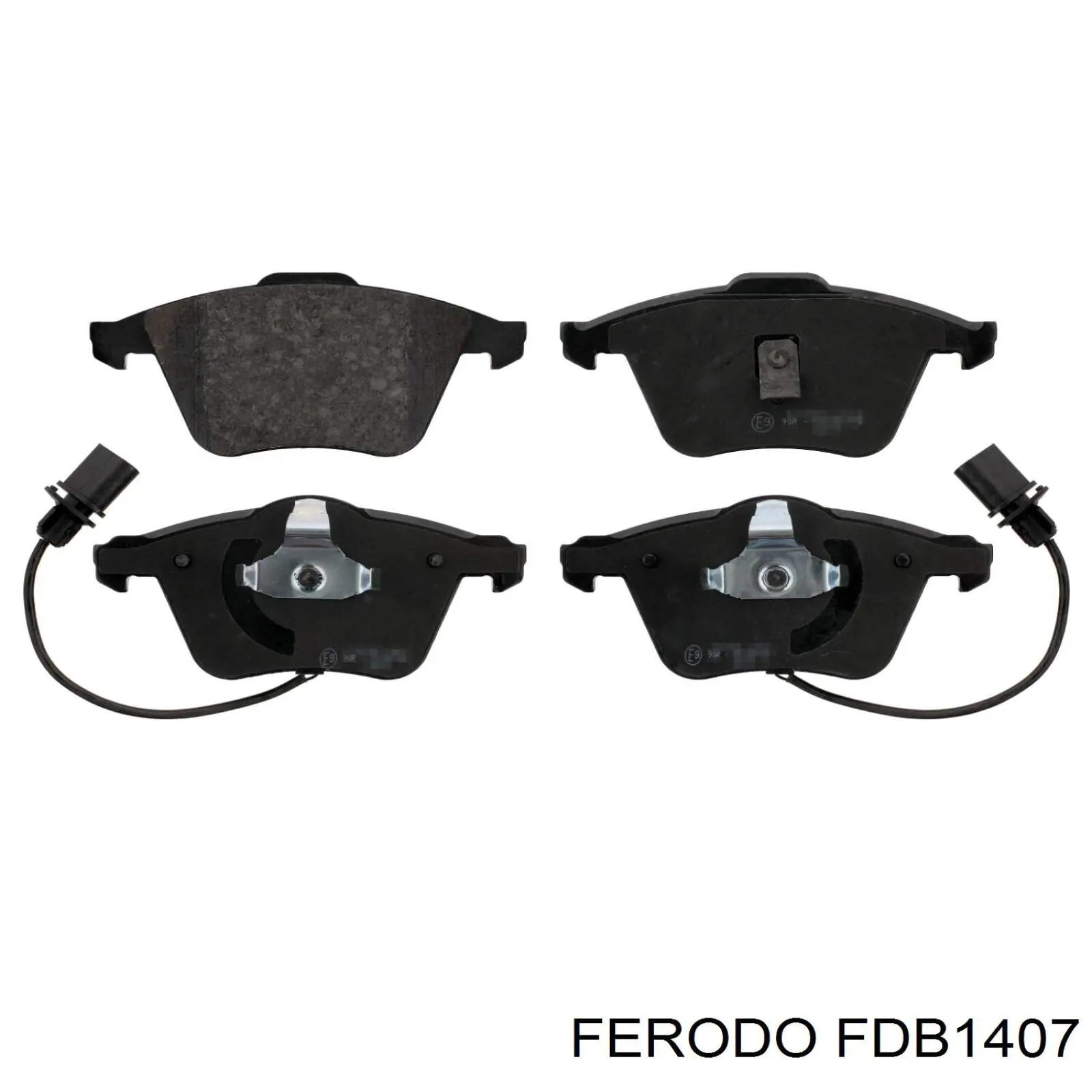 Compre FDB1407 Ferodo Sapatas do freio dianteiras de disco