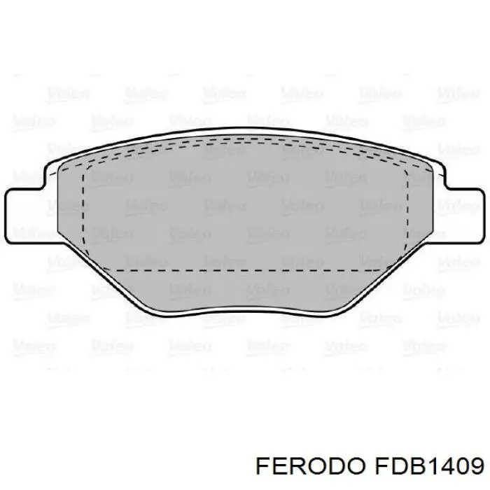 Compre FDB1409 Ferodo Sapatas do freio dianteiras de disco