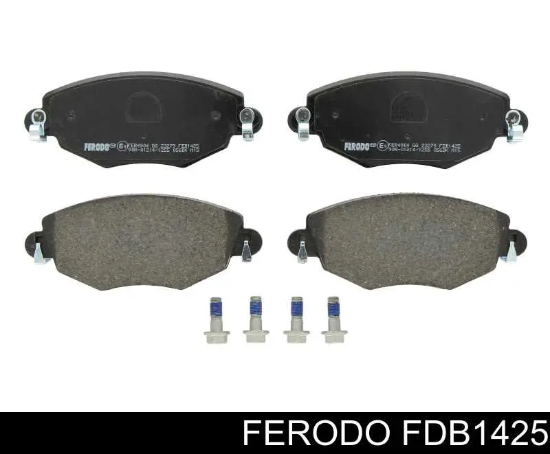Sapatas do freio dianteiras de disco Ferodo FDB1425 preço, a partir de 31,13 USD
