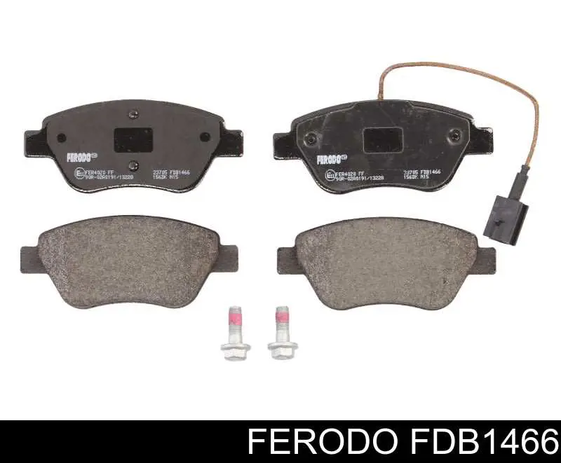 Sapatas do freio dianteiras de disco Ferodo FDB1466 preço, a partir de 29,64 USD