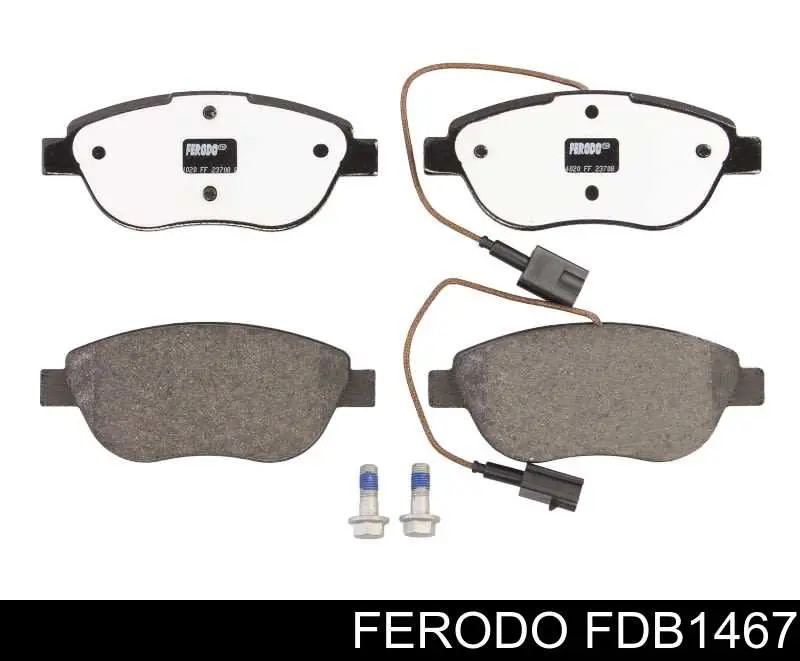 Sapatas do freio dianteiras de disco Ferodo FDB1467 preço, a partir de 35,26 USD