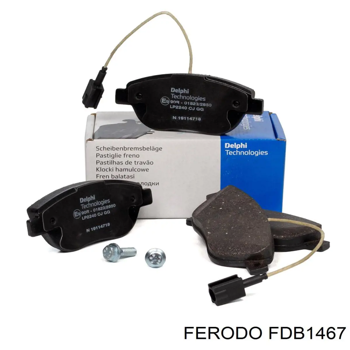 Compre FDB1467 Ferodo Sapatas do freio dianteiras de disco