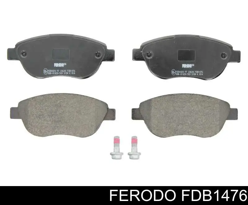 Sapatas do freio dianteiras de disco Ferodo FDB1476 preço, a partir de 23,97 USD