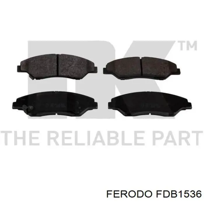 Compre FDB1536 Ferodo Sapatas do freio dianteiras de disco