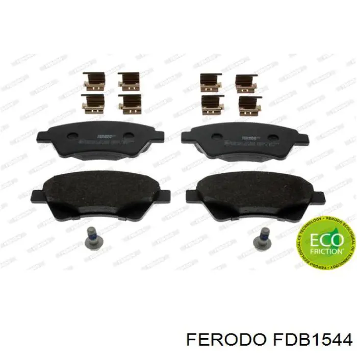 Compre FDB1544 Ferodo Sapatas do freio dianteiras de disco