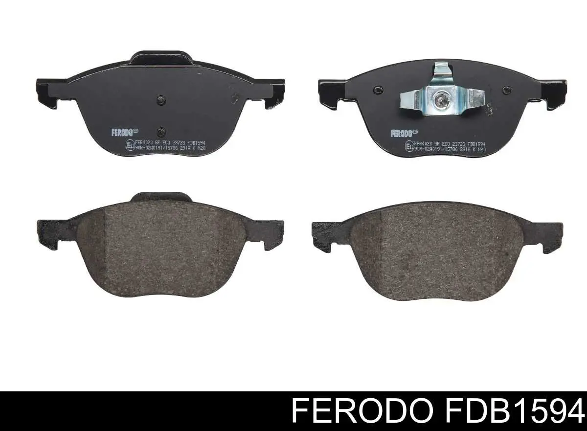Sapatas do freio dianteiras de disco Ferodo FDB1594 preço, a partir de 31,22 USD