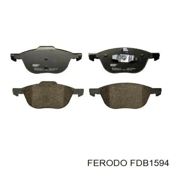 Compre FDB1594 Ferodo Sapatas do freio dianteiras de disco