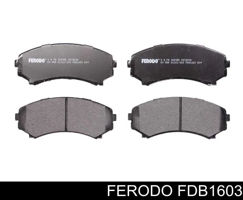 Sapatas do freio dianteiras de disco Ferodo FDB1603 preço, a partir de 28,44 USD