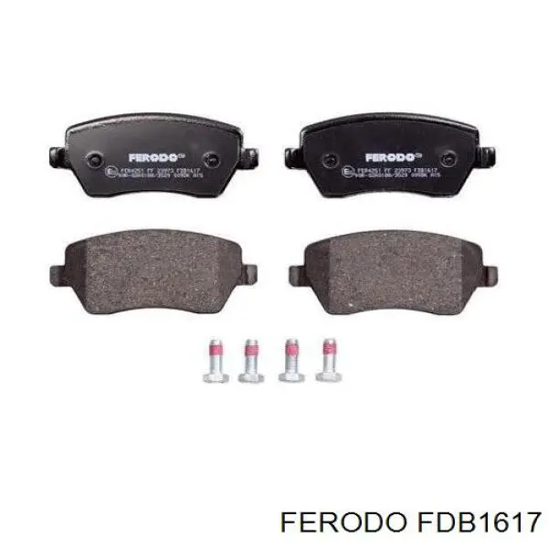 Compre FDB1617 Ferodo Sapatas do freio dianteiras de disco