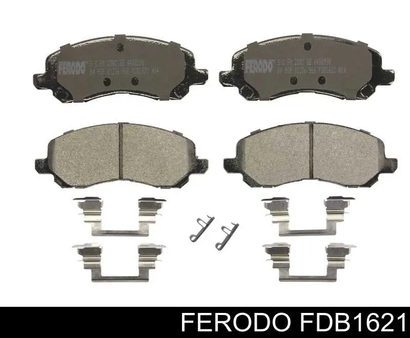 Sapatas do freio dianteiras de disco Ferodo FDB1621 preço, a partir de 29,41 USD
