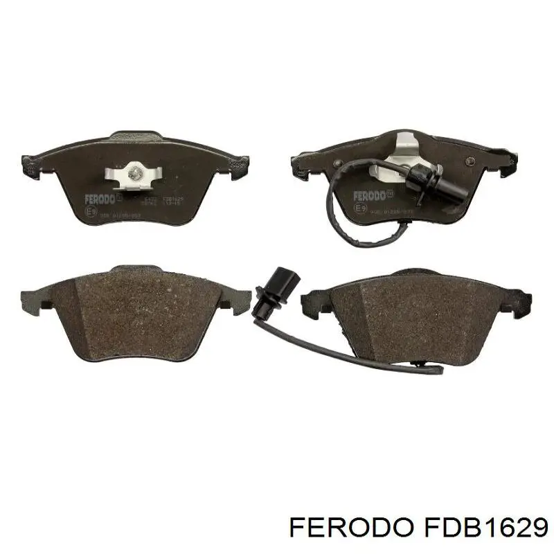 Compre FDB1629 Ferodo Sapatas do freio dianteiras de disco