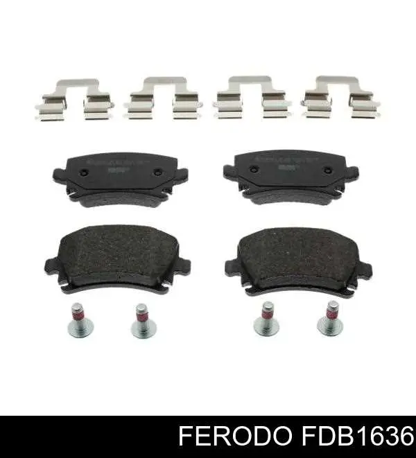 Sapatas do freio traseiras de disco Ferodo FDB1636 preço, a partir de 23,34 USD
