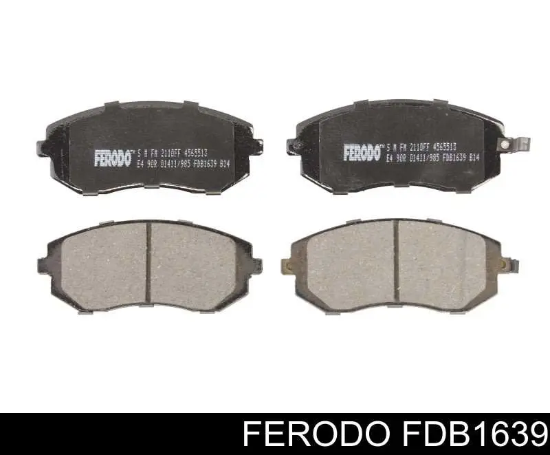 Compre FDB1639 Ferodo Sapatas do freio dianteiras de disco