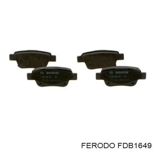 Sapatas do freio traseiras de disco Ferodo FDB1649 preço, a partir de 27,00 USD