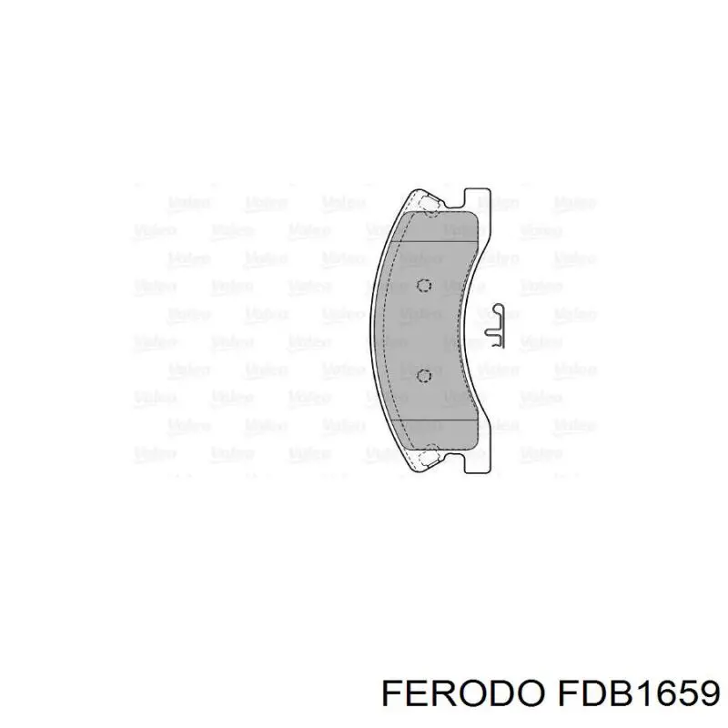 Compre FDB1659 Ferodo Sapatas do freio dianteiras de disco
