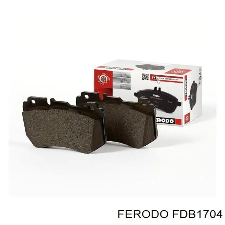 Compre FDB1704 Ferodo Sapatas do freio dianteiras de disco