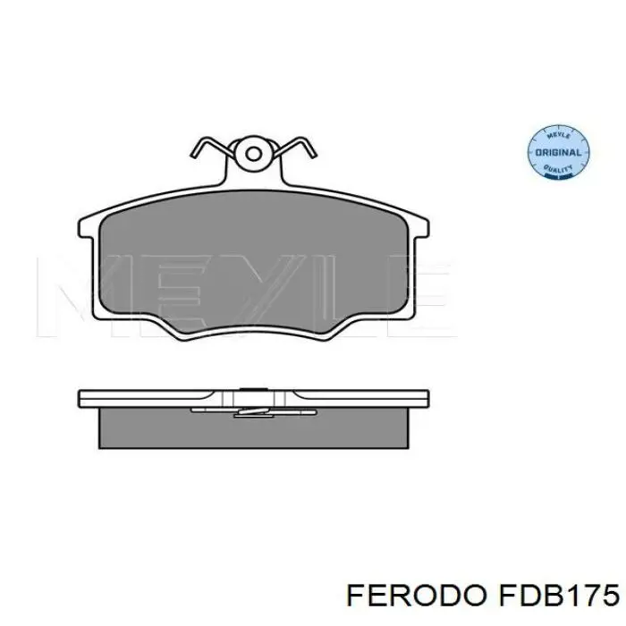Compre FDB175 Ferodo Sapatas do freio dianteiras de disco
