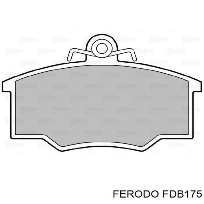 Sapatas do freio dianteiras de disco Ferodo FDB175 preço, a partir de 27,77 USD
