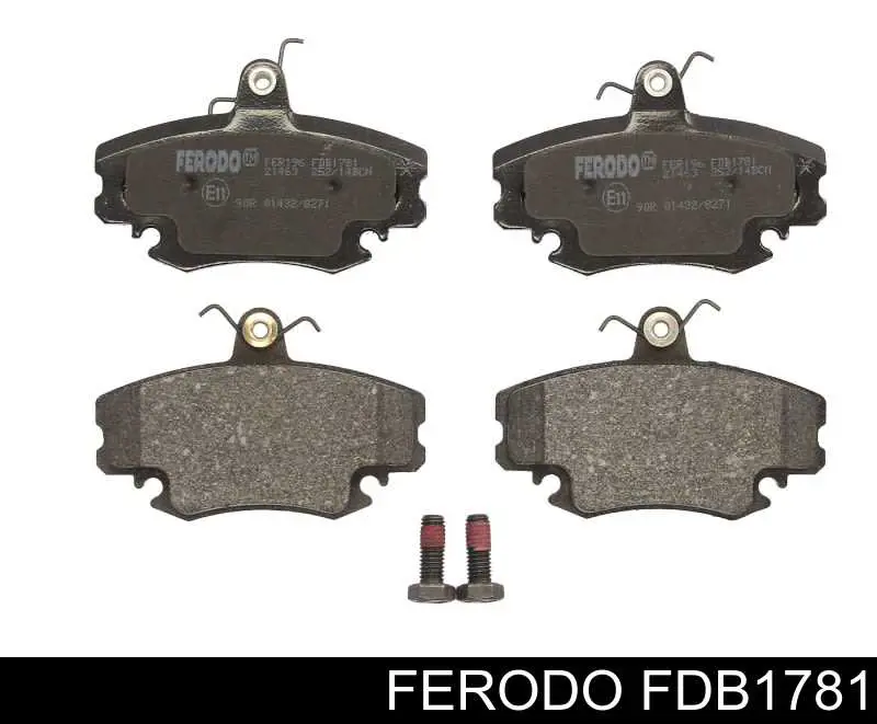 Sapatas do freio dianteiras de disco Ferodo FDB1781 preço, a partir de 22,16 USD
