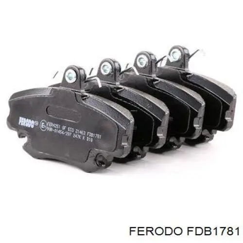 Compre FDB1781 Ferodo Sapatas do freio dianteiras de disco