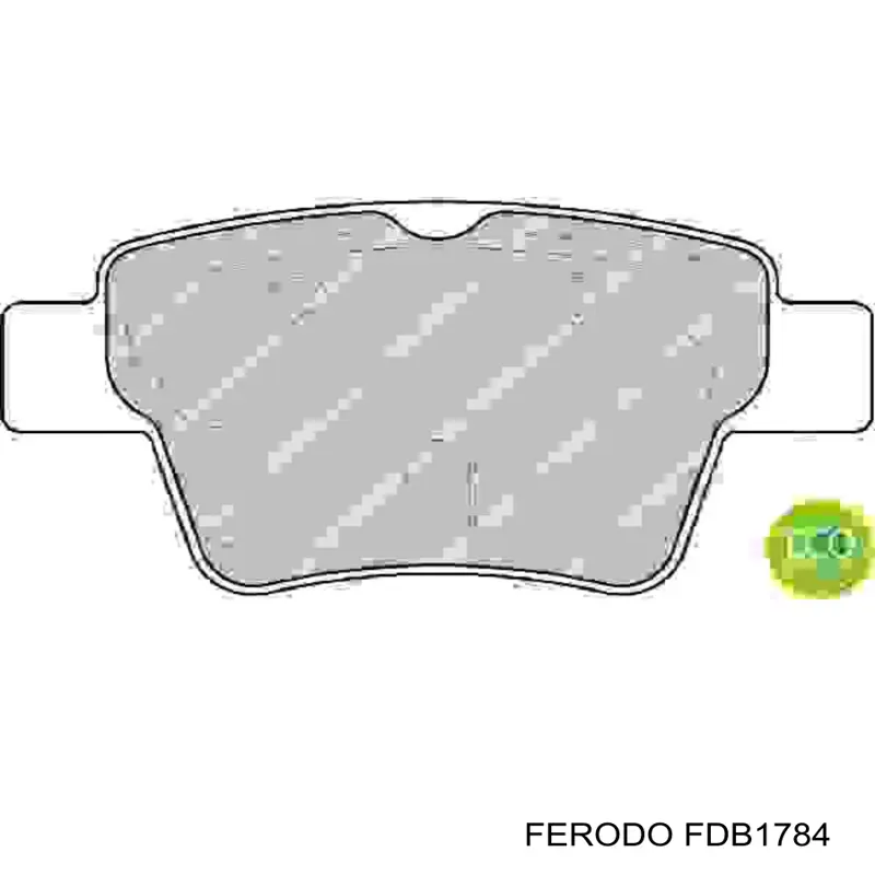 Compre FDB1784 Ferodo Sapatas do freio traseiras de disco