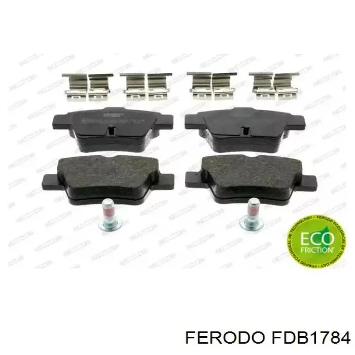 Sapatas do freio traseiras de disco Ferodo FDB1784 preço, a partir de 31,56 USD