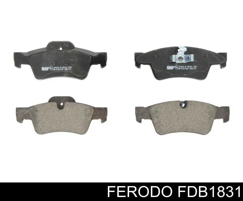 Sapatas do freio traseiras de disco Ferodo FDB1831 preço, a partir de 45,09 USD