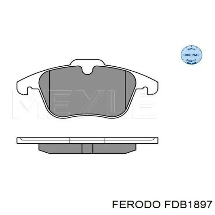 Compre FDB1897 Ferodo Sapatas do freio dianteiras de disco