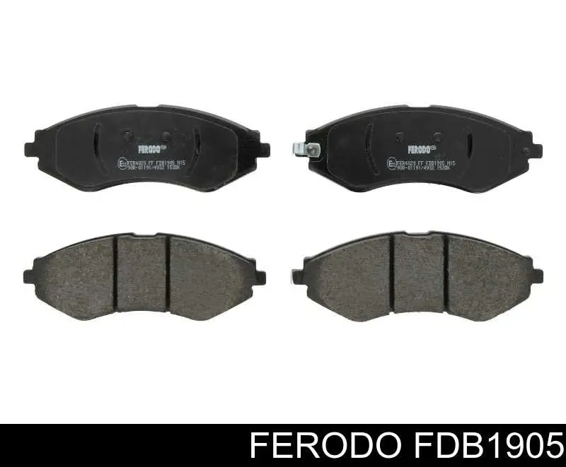 Sapatas do freio dianteiras de disco Ferodo FDB1905 preço, a partir de 27,39 USD