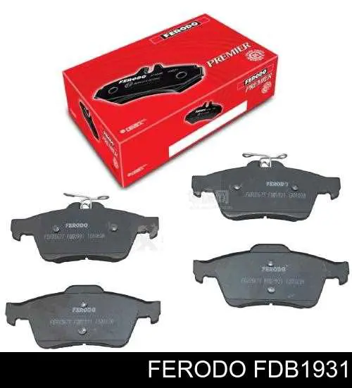 Sapatas do freio traseiras de disco Ferodo FDB1931 preço, a partir de 24,39 USD