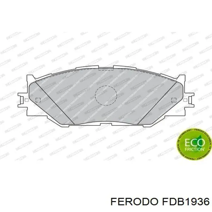 Sapatas do freio dianteiras de disco Ferodo FDB1936 preço, a partir de 46,31 USD