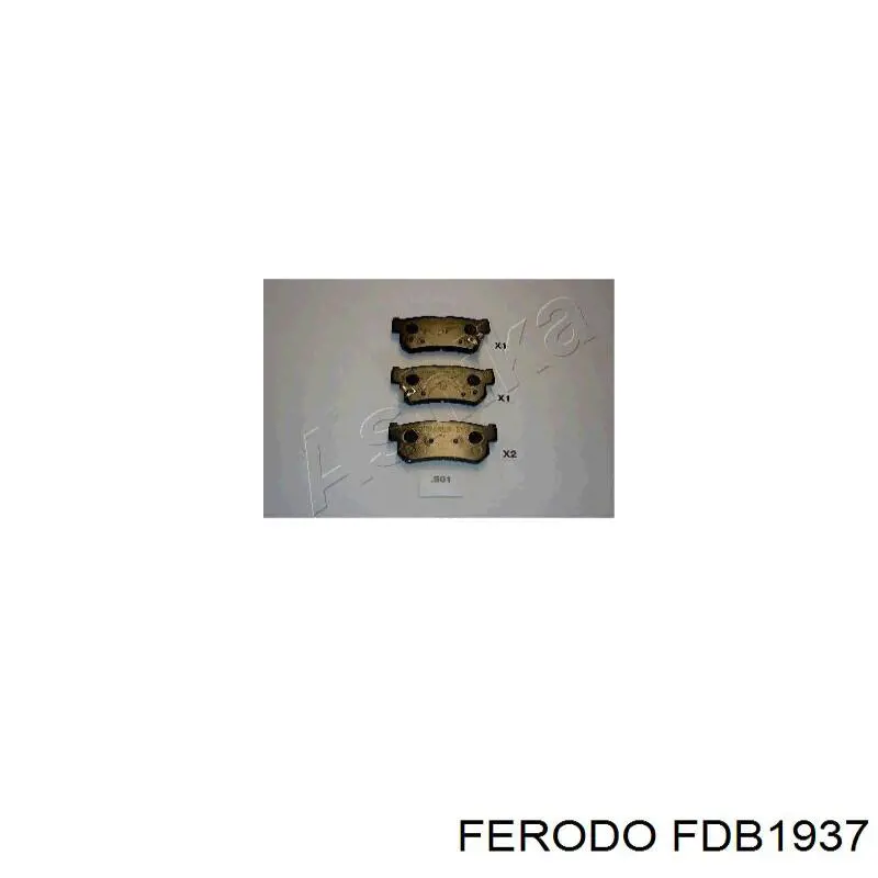 Sapatas do freio traseiras de disco Ferodo FDB1937 preço, a partir de 18,57 USD