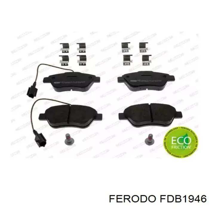 Sapatas do freio dianteiras de disco Ferodo FDB1946 preço, a partir de 29,83 USD