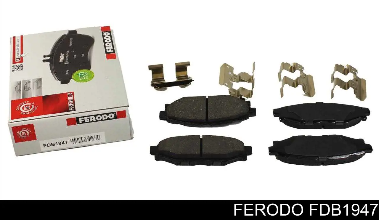 Sapatas do freio traseiras de disco Ferodo FDB1947 preço, a partir de 22,45 USD