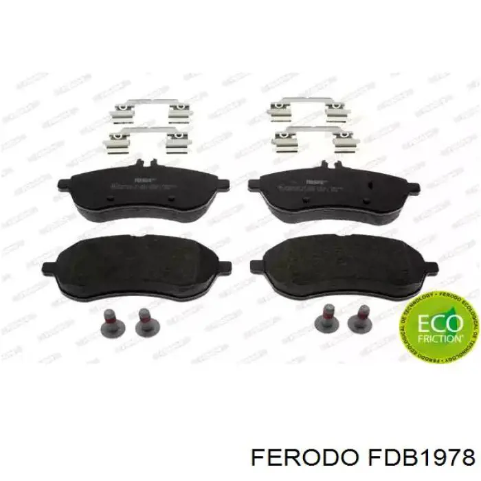 Sapatas do freio dianteiras de disco Ferodo FDB1978 preço, a partir de 37,05 USD