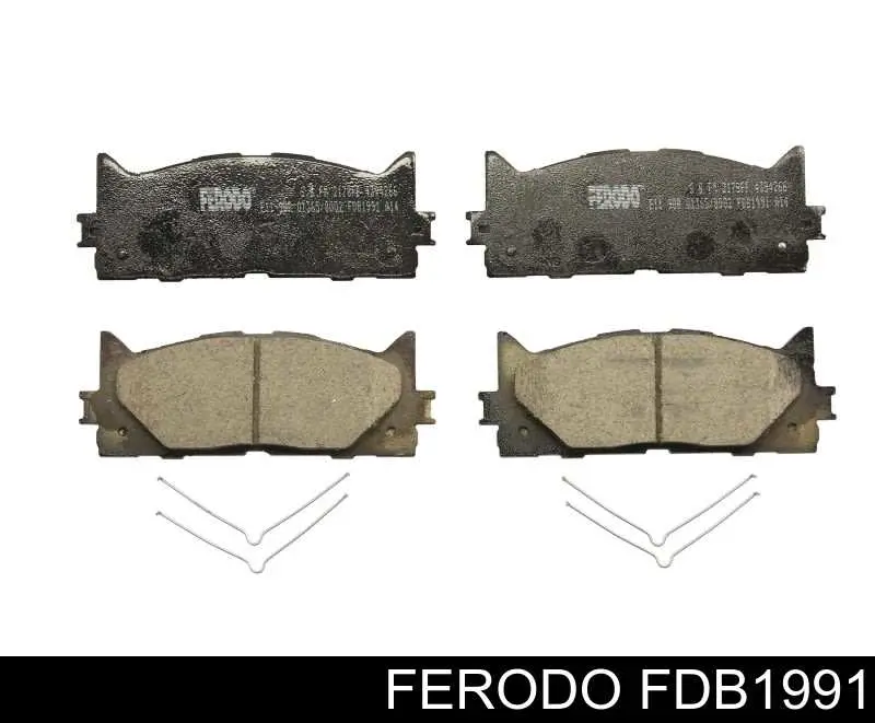 Sapatas do freio dianteiras de disco Ferodo FDB1991 preço, a partir de 34,16 USD