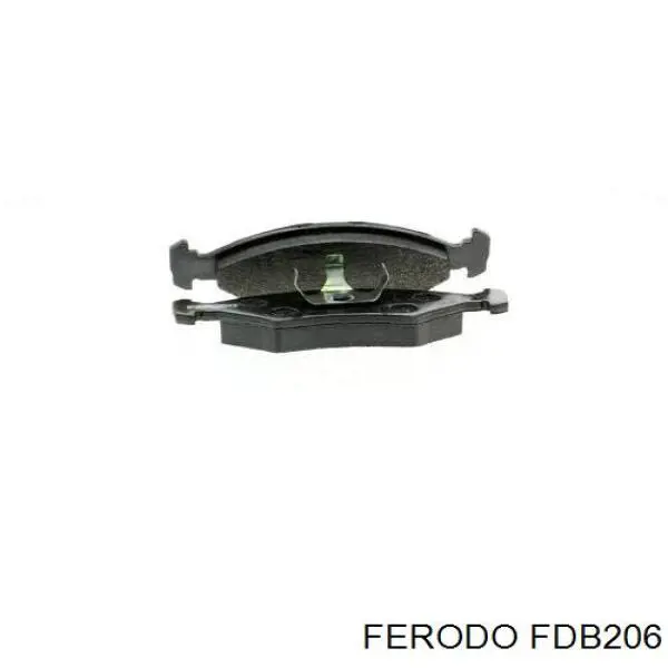 Sapatas do freio dianteiras de disco Ferodo FDB206 preço, a partir de 21,09 USD