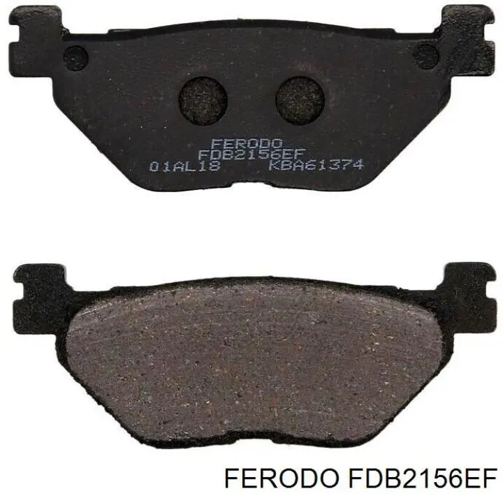 Sapatas do freio traseiras de disco Ferodo FDB2156P preço, a partir de 26,86 USD