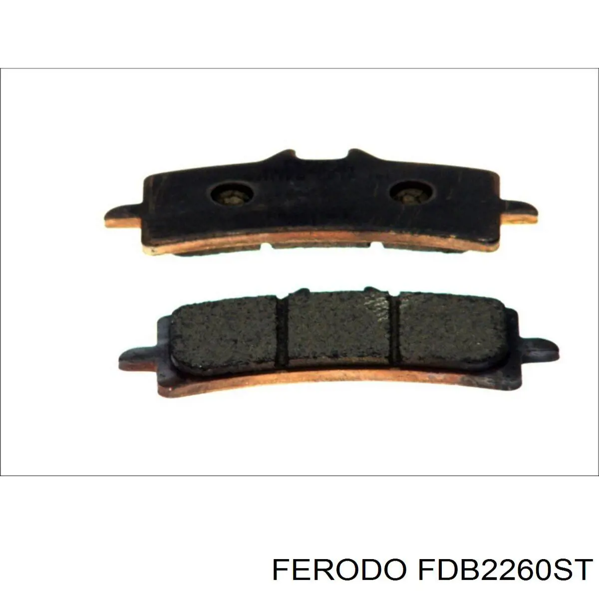 FDB2260ST Ferodo Sapatas do freio dianteiras de disco