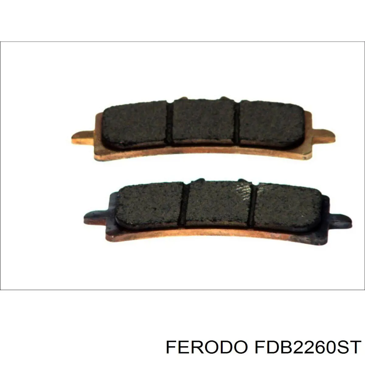 Sapatas do freio dianteiras de disco Ferodo FDB2260ST preço, a partir de 45,03 USD