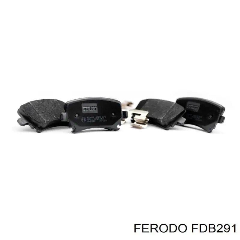 Compre FDB291 Ferodo Sapatas do freio dianteiras de disco