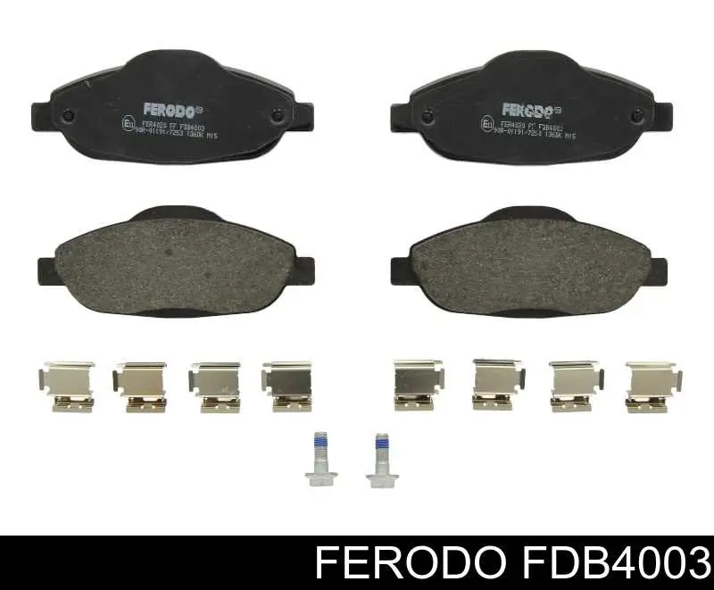 Sapatas do freio dianteiras de disco Ferodo FDB4003 preço, a partir de 35,69 USD