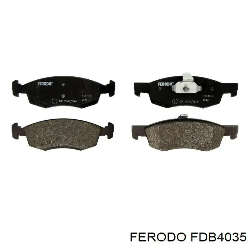 Sapatas do freio dianteiras de disco Ferodo FDB4035 preço, a partir de 31,40 USD